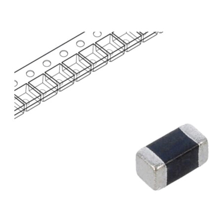 Ferită: talon; Imp.@ 100MHz: 120Ω; SMD; 0,01A; 1206; R: 0,009Ω; 180mm