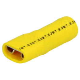 Terminal: plat; 6,3mm; 0,8mm; mamă; 2,5÷6mm2; crimpat; pe cablu