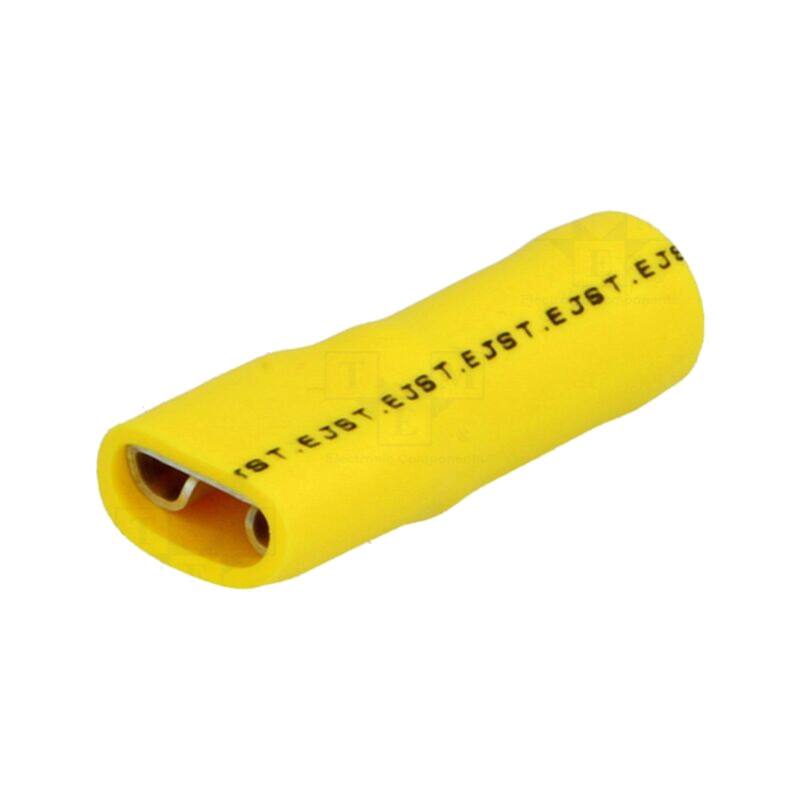 Terminal: plat; 6,3mm; 0,8mm; mamă; 2,5÷6mm2; crimpat; pe cablu Terminal: plat; 6,3mm; 0,8mm; mamă; 2,5÷6mm2; crimpat; pe cablu