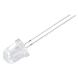 LED; 8mm; portocalie; 10000÷13000mcd; 30°; Parte frontală: convex