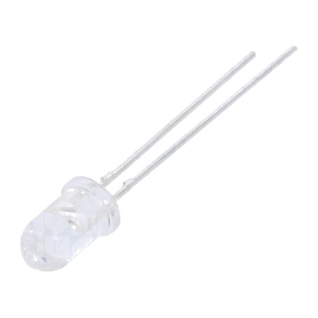 LED; 5mm; roşie; 8200÷32900mcd; 15°; Parte frontală: convex; 130mW