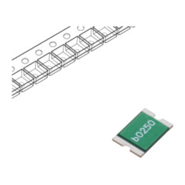 Siguranţă: polimerică PTC; 2,5A; Imax: 100A; SMD; 0ZCF; 2920