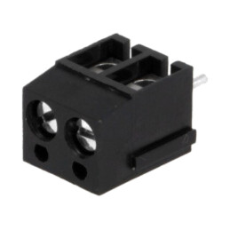Regletă de conexiuni pt.PCB; în unghi 90°; 5mm; piste: 2; 2,5mm2