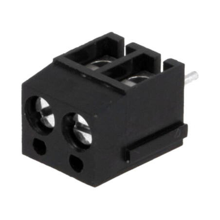 Regletă de conexiuni pt.PCB; în unghi 90°; 5mm; piste: 2; 2,5mm2