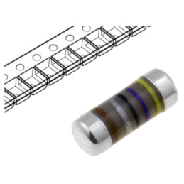 Rezistor: thin film; SMD; 0207 MELF; 5,6Ω; 1W; ±1%; Ø2,2x5,8mm