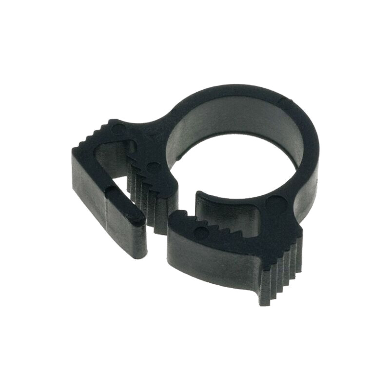 Clipsuri; Øbuclă: 10,4÷11,7mm; W: 5,9mm; poliamidă; neagră; UL94HB Clipsuri; Øbuclă: 10,4÷11,7mm; W: 5,9mm; poliamidă; neagră; UL94HB