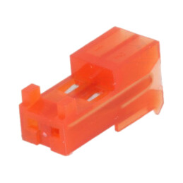 Conector: cablu-placă; mufă; mamă; PIN: 2; polarizate; 2,54mm; IDC