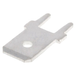 Terminal: plat; 6,3mm; 0,8mm; tată; THT; cositorit; alamă