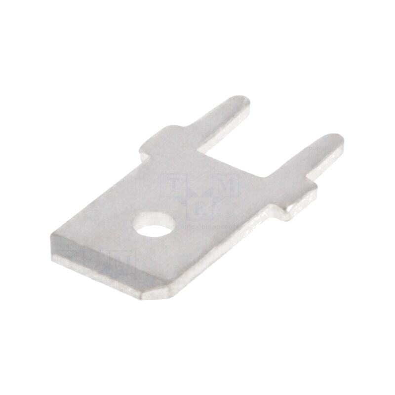 Terminal: plat; 6,3mm; 0,8mm; tată; THT; cositorit; alamă