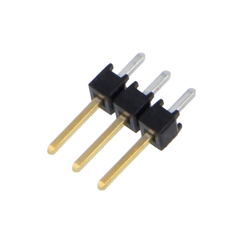 Conector: şiruri pini; şir pini; tată; PIN: 3; drept; 2,54mm; THT Conector: şiruri pini; şir pini; tată; PIN: 3; drept; 2,54mm; THT