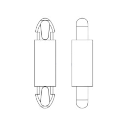 Distanţier PCB; poliamidă 66; Lung: 16mm; clichet/clichet