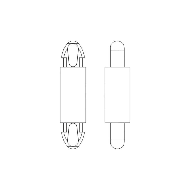 Distanţier PCB; poliamidă 66; Lung: 16mm; clichet/clichet