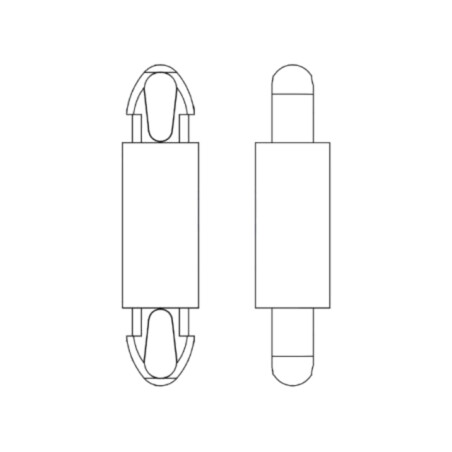 Distanţier PCB; poliamidă 66; Lung: 16mm; clichet/clichet