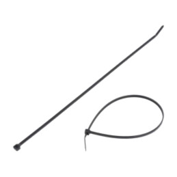 Colier de strângere; L: 290mm; W: 3,7mm; neagră; poliamidă; 178N