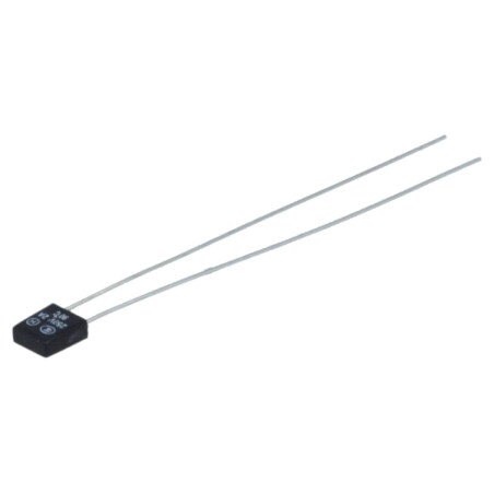 Siguranţă: termică; 2A; 6x6,5x2,8mm; 90°C; L55mm
