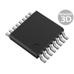 IC: digital; 2 to 4 line,decodor,demultiplexor; Ch: 2; IN: 2; CMOS