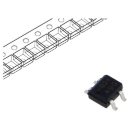 Punte redresoare: monofazat; Urmax: 200V; If: 0,5A; Ifsm: 30A; SMT
