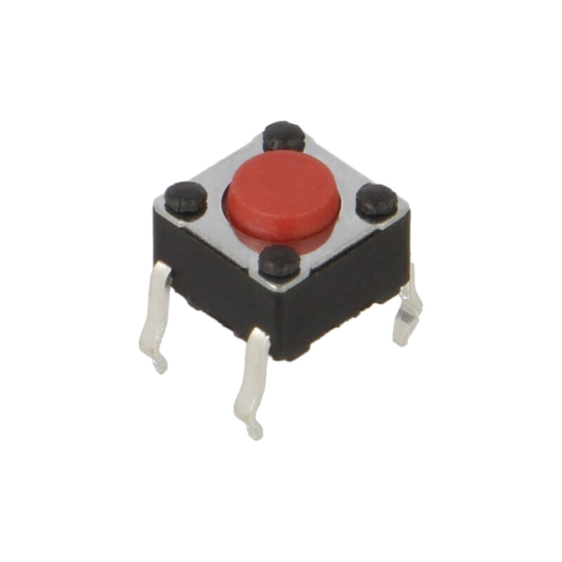 Microîntrerupător TACT; SPST-NO; Poz: 2; 0,05A/12VDC; THT; fără Microîntrerupător TACT; SPST-NO; Poz: 2; 0,05A/12VDC; THT; fără