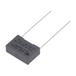 Condensator: cu polipropilenă; X2; R46 125C; 100nF; 18x6x12mm; THT