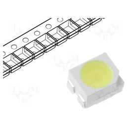 LED; SMD; 3528,PLCC2; albastru; 150mcd; 3,5x2,8x1,9mm; 120°; 20mA