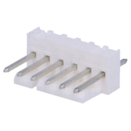 Conector: cablu-placă; soclu; tată; KK 254; 2,54mm; PIN: 6; THT; albă