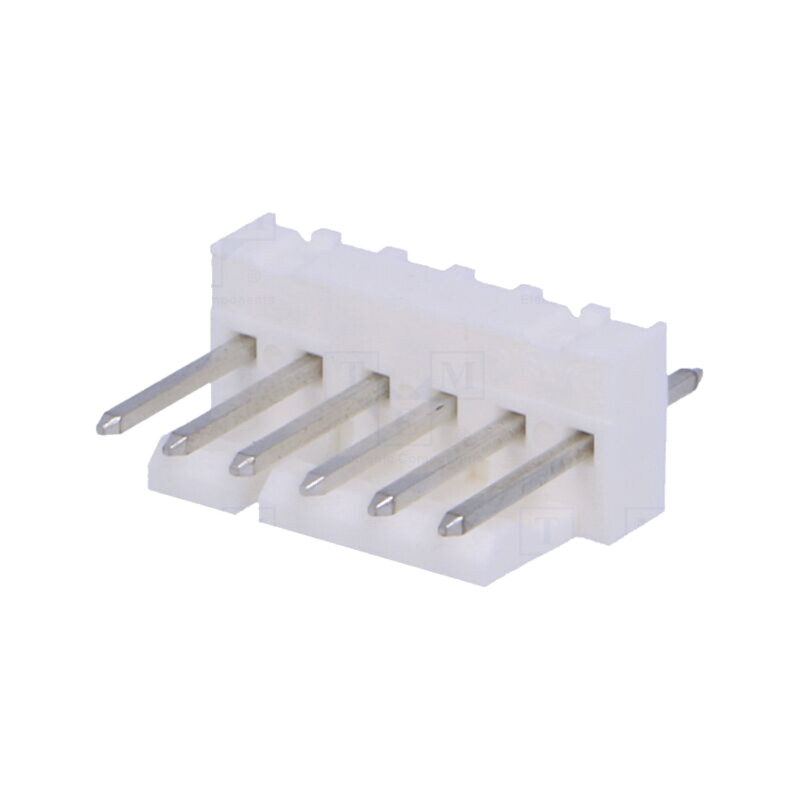 Conector: cablu-placă; soclu; tată; KK 254; 2,54mm; PIN: 6; THT; albă