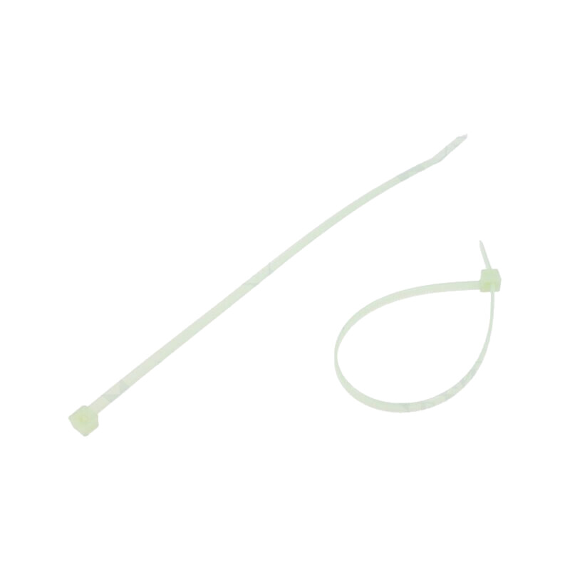 Colier de strângere; L: 200mm; W: 4,6mm; naturală; poliamidă; 225N