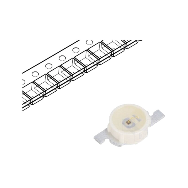 LED; SMD; roşie; 15÷30mlm; 4,5÷9mcd; Ø2,1mm; 120°; 2mA; λd: 624÷636nm LED; SMD; roşie; 15÷30mlm; 4,5÷9mcd; Ø2,1mm; 120°; 2mA; λd: 624÷636nm