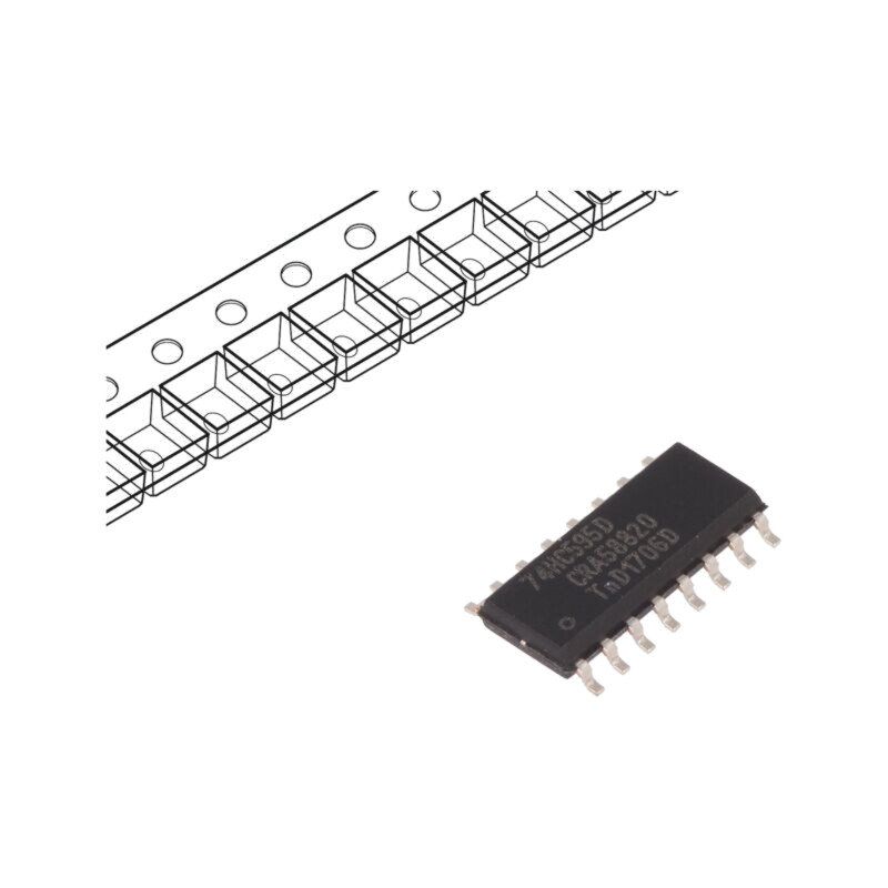 IC: digital; CMOS; SMD; SO16; 2÷6VDC; HC; -40÷125°C; rolă,bandă IC: digital; CMOS; SMD; SO16; 2÷6VDC; HC; -40÷125°C; rolă,bandă