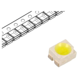 LED; SMD; 3528,PLCC4; alb rece; 1400÷4500mcd; 120°; 30mA; 200mW