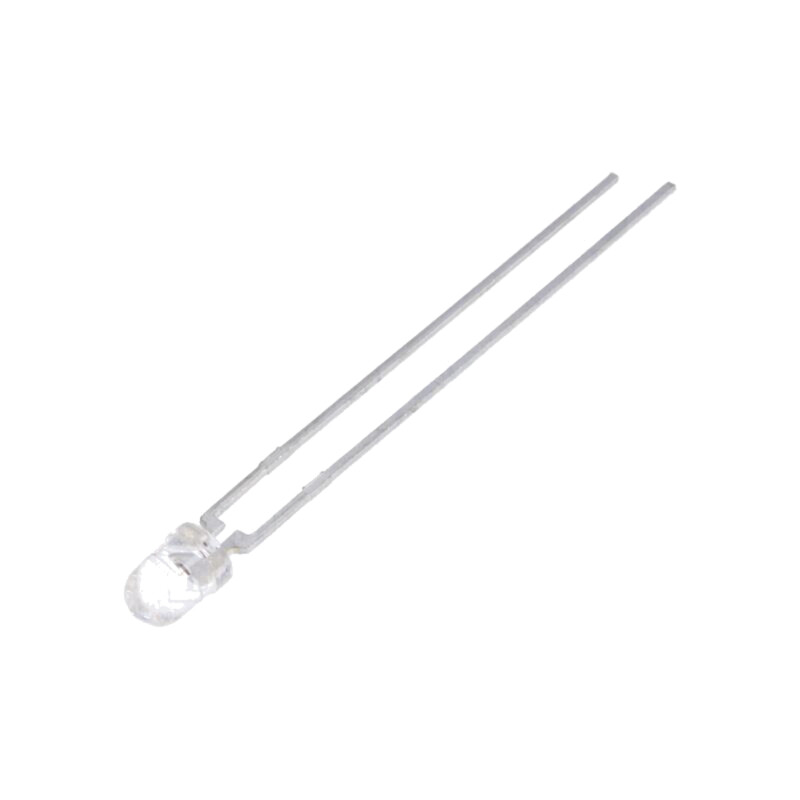 LED; 3mm; roşie; 63÷200mcd; 32°; Parte frontală: convex; 1,8÷2,2VDC LED; 3mm; roşie; 63÷200mcd; 32°; Parte frontală: convex; 1,8÷2,2VDC