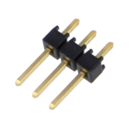 Conector: şiruri pini; şir pini; tată; PIN: 3; drept; 2,54mm; THT