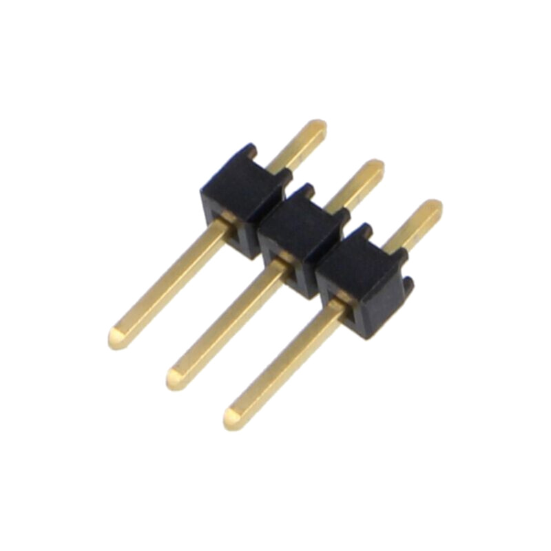 Conector: şiruri pini; şir pini; tată; PIN: 3; drept; 2,54mm; THT Conector: şiruri pini; şir pini; tată; PIN: 3; drept; 2,54mm; THT