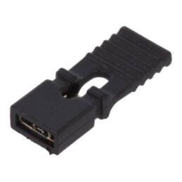 Conector: şiruri pini; jumper; mamă; deschis,cu suport; 2,54mm
