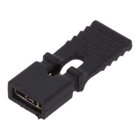 Conector: şiruri pini; jumper; mamă; deschis,cu suport; 2,54mm