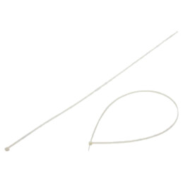 Colier de strângere; L: 750mm; W: 4,8mm; naturală; poliamidă; 222N