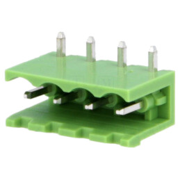 Regletă de conexiuni deconectabilă; Pas pini: 5,08mm; piste: 4