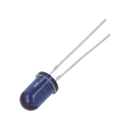Emiţător IR; 5mm; 940nm; gri-albăstrui; 170mW; 10°; 1,35÷1,6VDC