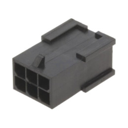 Conector: cablu-placă; mufă; tată; Minitek® Pwr 3.0; 3mm; PIN: 6
