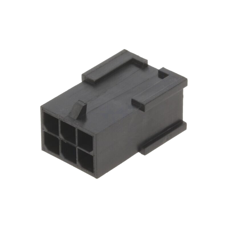 Conector: cablu-placă; mufă; tată; Minitek® Pwr 3.0; 3mm; PIN: 6 Conector: cablu-placă; mufă; tată; Minitek® Pwr 3.0; 3mm; PIN: 6