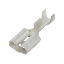 Terminal: plat; 6,3mm; 0,8mm; mamă; 0,51÷1,65mm2; crimpat; pe cablu