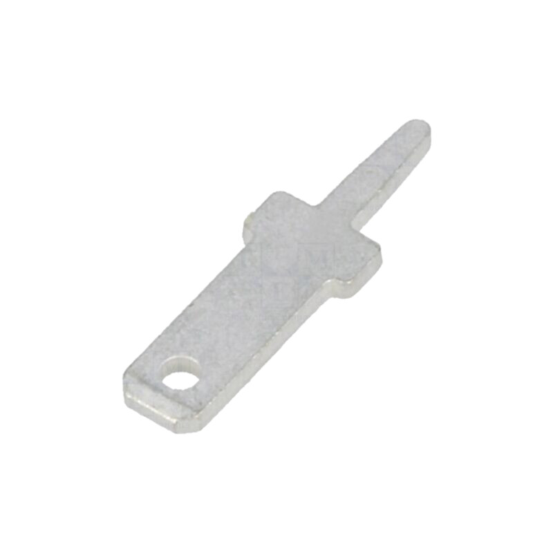 Terminal: plat; 2,8mm; 0,8mm; tată; THT; alamă; cositorit; drept Terminal: plat; 2,8mm; 0,8mm; tată; THT; alamă; cositorit; drept