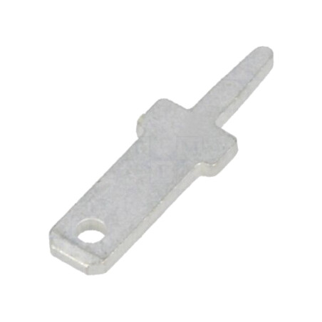 Terminal: plat; 2,8mm; 0,8mm; tată; THT; alamă; cositorit; drept