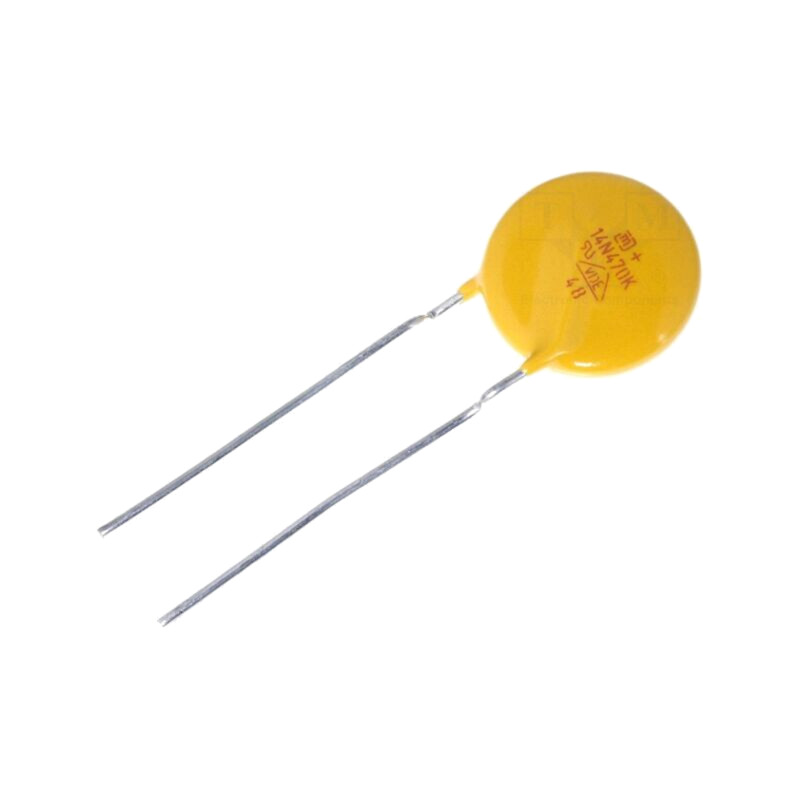 Varistor: oxid de metal; THT; 30VAC; 38VDC; 47V; ±10%; 1kA; 15J