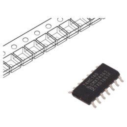 IC: digital; NOT; Ch: 6; CMOS; SMD; SO14; 2÷6VDC; -40÷125°C; HC