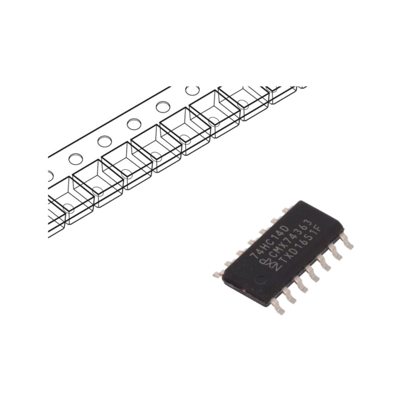IC: digital; NOT; Ch: 6; CMOS; SMD; SO14; 2÷6VDC; -40÷125°C; HC IC: digital; NOT; Ch: 6; CMOS; SMD; SO14; 2÷6VDC; -40÷125°C; HC