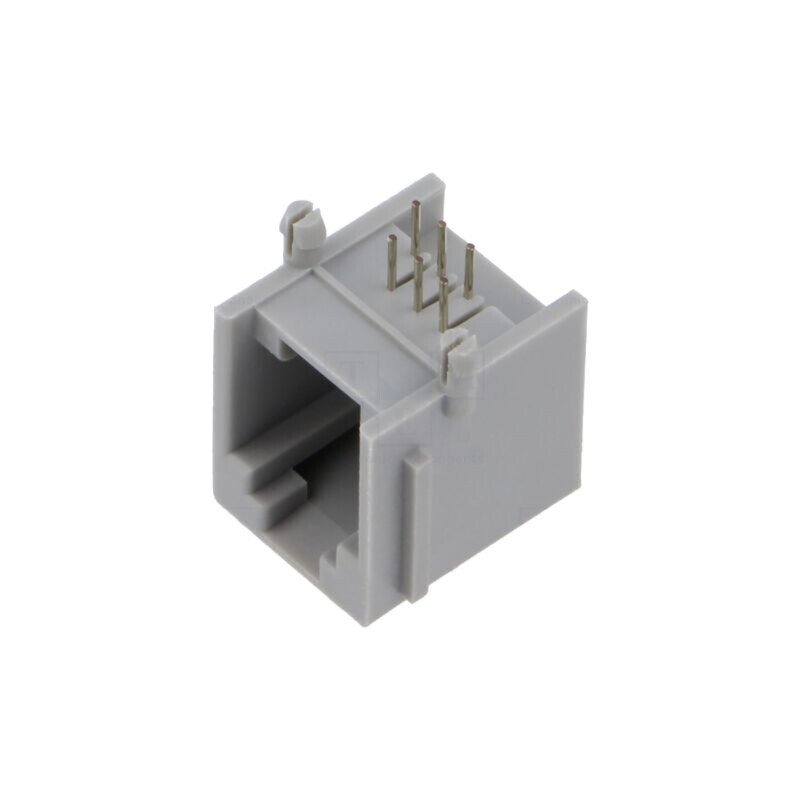 Conector: RJ12; soclu; PIN: 6; Dispunere: 6p6c; THT; în unghi 90° Conector: RJ12; soclu; PIN: 6; Dispunere: 6p6c; THT; în unghi 90°