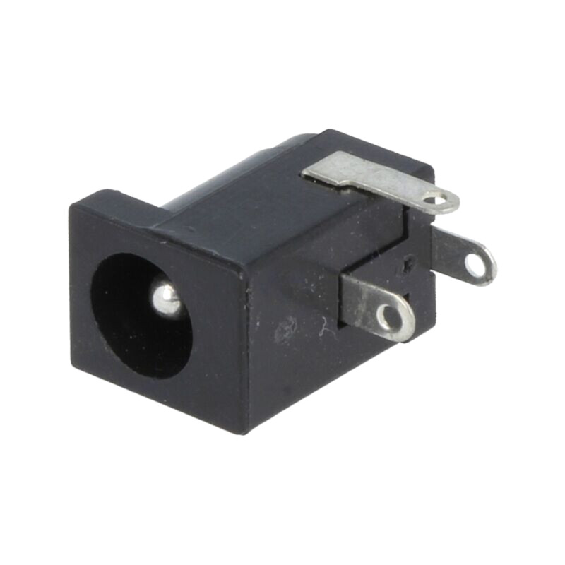 Conector: alimentare DC; soclu; tată; 5,5/2,5mm; 5,5mm; 2,5mm; THT Conector: alimentare DC; soclu; tată; 5,5/2,5mm; 5,5mm; 2,5mm; THT