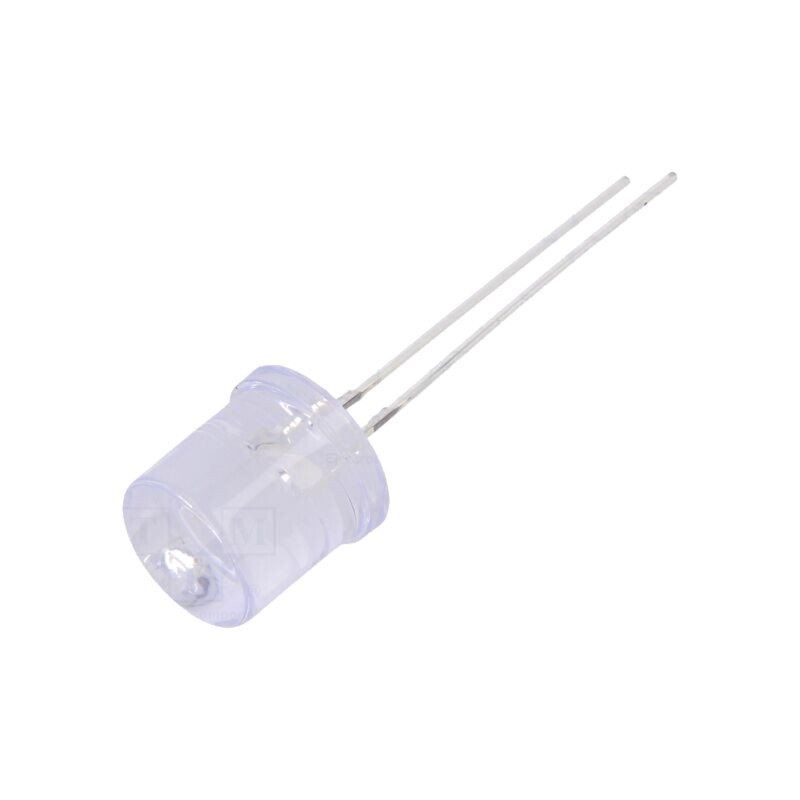 LED; 10mm; galbenă; 1120÷1560mcd; 100°; Parte frontală: plat