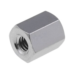 Piuliţă-distanţieră filetată; 6mm; Filet int: M2,5; hexagonală